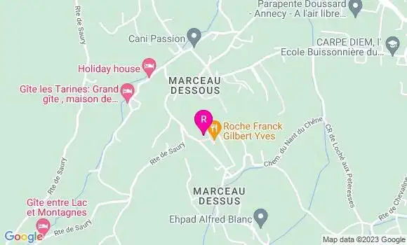 Localisation Restaurant Italien Roche
