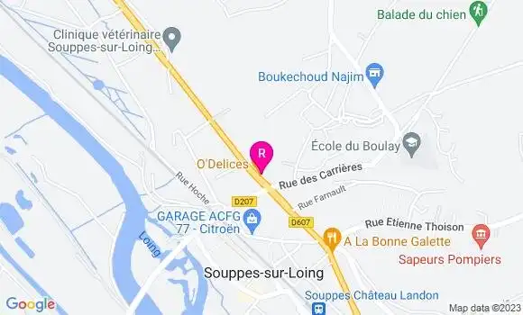 Localisation Restaurant  O