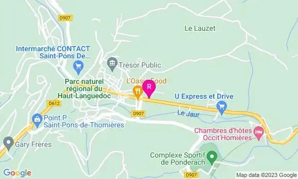 Localisation Restaurant  La Caza