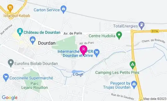 Localisation Restaurant  Chez Elles