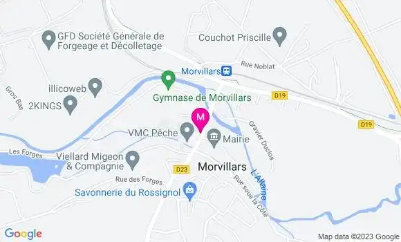 Localisation Pizzeria Du Village