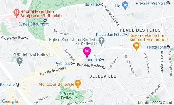 Localisation Restaurant Chinois Le Dragon d