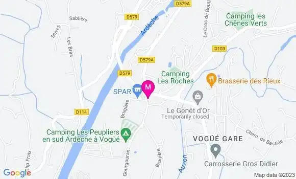 Localisation Pizzeria Au Cabanon des Pizzas