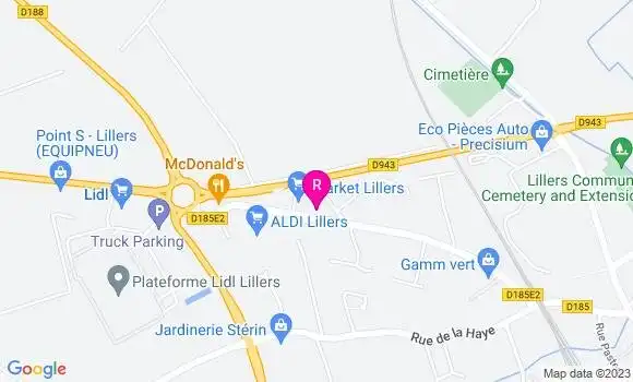 Localisation Restaurant  Friterie du Plantin