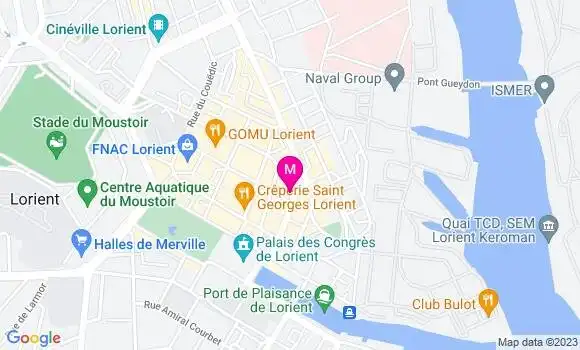 Localisation Le Palais du Kebab