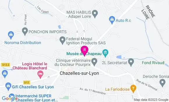Localisation Pizzeria Mac Dowel