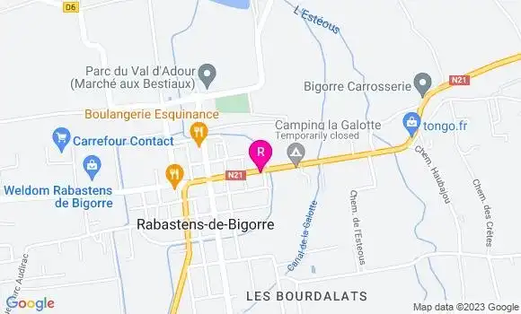 Localisation Restaurant  Boulang