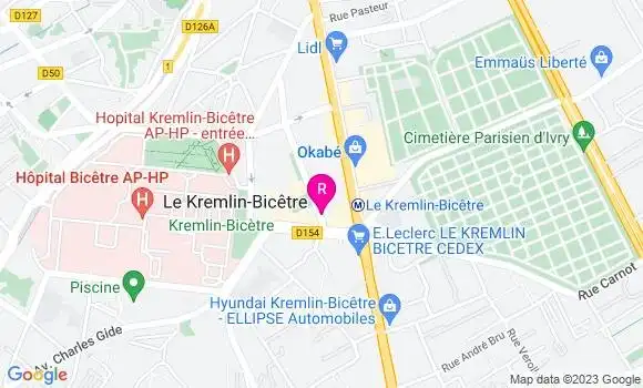 Localisation Pizzeria La Verrière