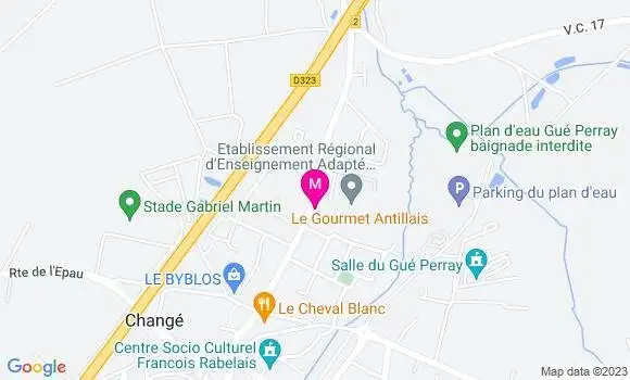 Localisation Restaurant Antillais Le Gourmet Antillais