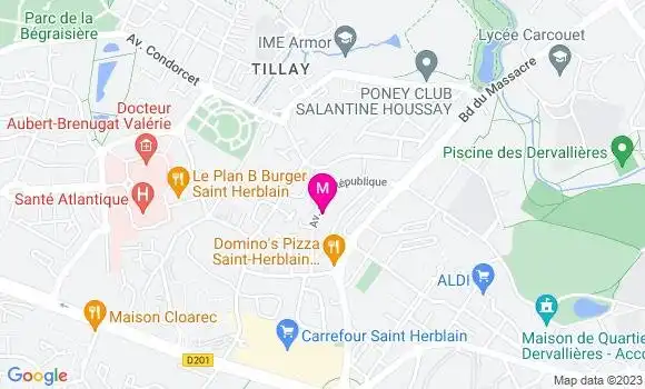 Localisation Alinélà Food Truck