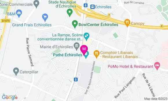 Localisation Sandwicherie Subway