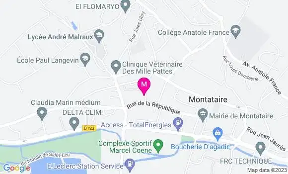 Localisation Restaurant  Le Kanoun