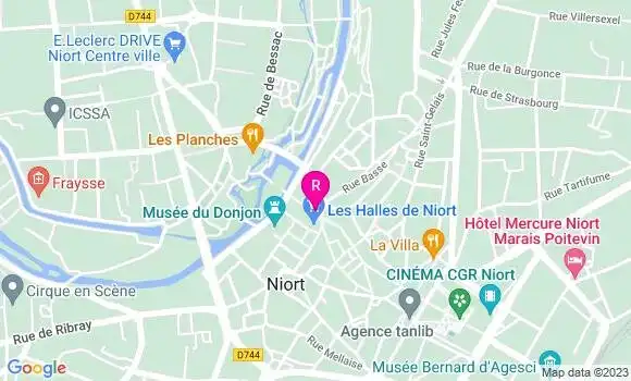 Localisation Restaurant  La Boutique de Nico