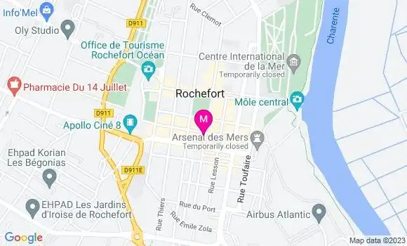 Localisation Restaurant  Le Café Boutique