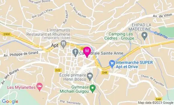 Localisation Pizzeria Capri