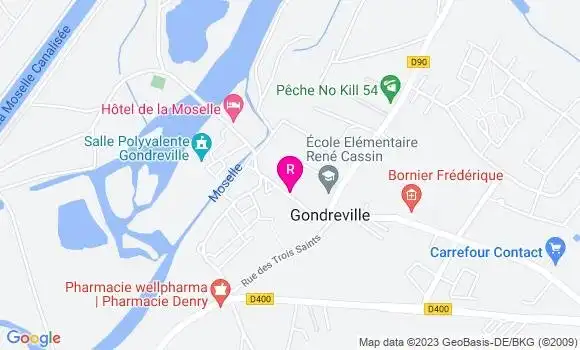 Localisation Pizzeria Le Relais du Grand Jardin