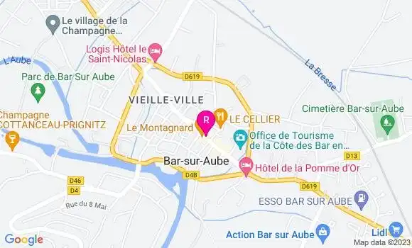 Localisation Restaurant  Resto Rapid