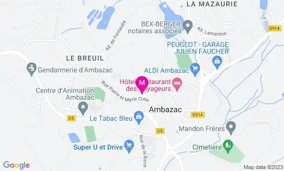 Localisation Pizzeria El Fredo