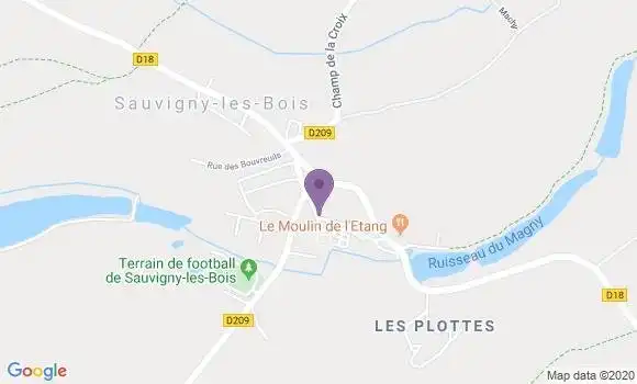 Localisation Restaurant  Le Moulin de l