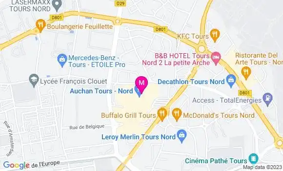 Localisation Restaurant Bar Le Vincennes