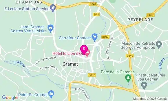 Localisation Restaurant  Rico