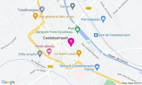 Localisation Restaurant  Chez Nordine