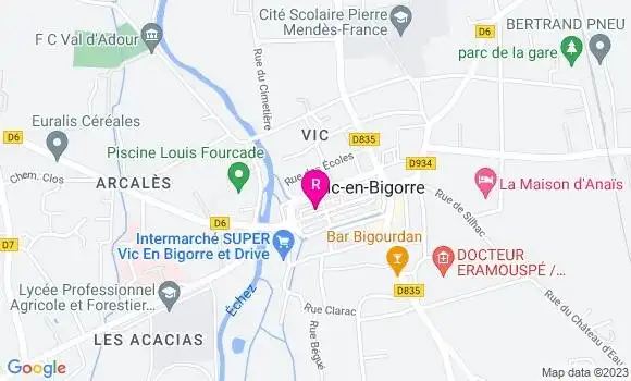 Localisation Pizzeria Pizza Greg
