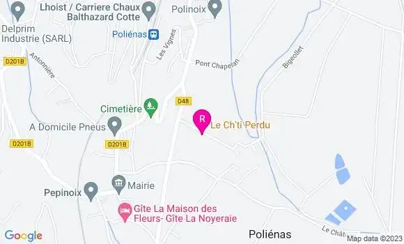 Localisation Pizzeria Le Ch