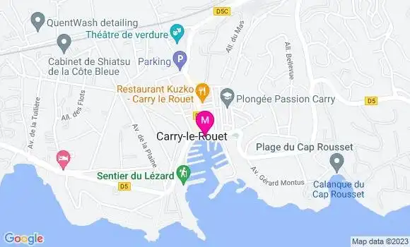 Localisation Restaurant  Le G