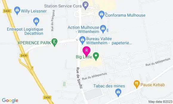 Localisation Fast Food Subway