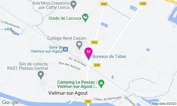 Localisation Restaurant  Pizza Vaness