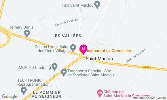 Localisation Pizzeria Pizza Manu