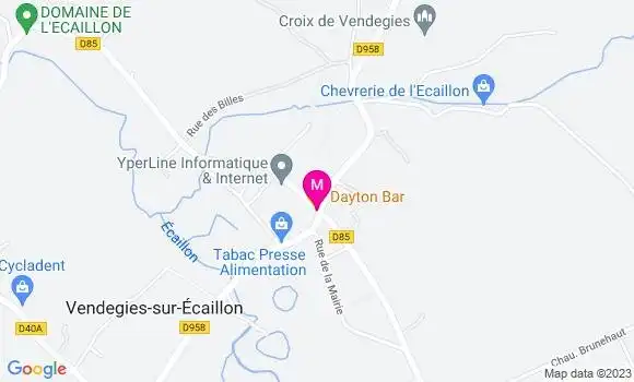 Localisation Restaurant Bar Dayton Bar