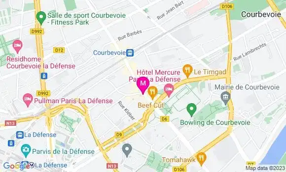 Localisation Fast Food Subway