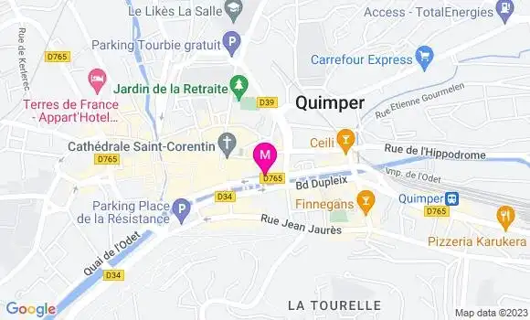 Localisation Sandwicherie Subway