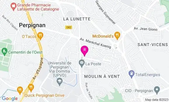 Localisation Restaurant  Kosmopolitain