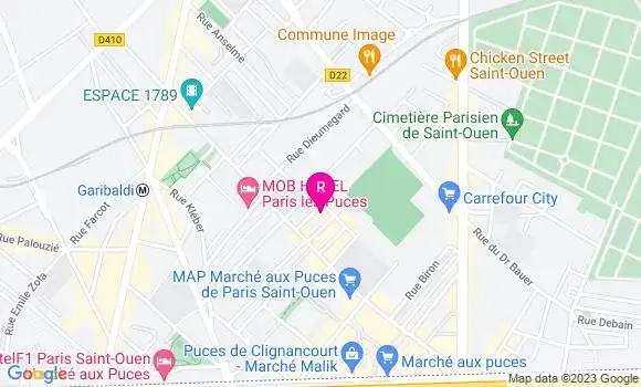 Localisation Restaurant Bar La Fabrique