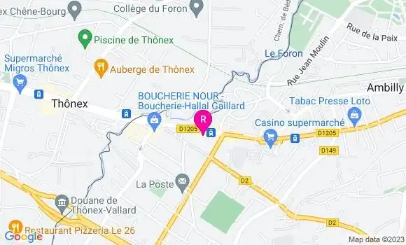 Localisation Restaurant  Les Douceurs de Noor