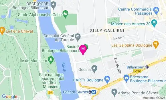 Localisation Restaurant  Big Fernand