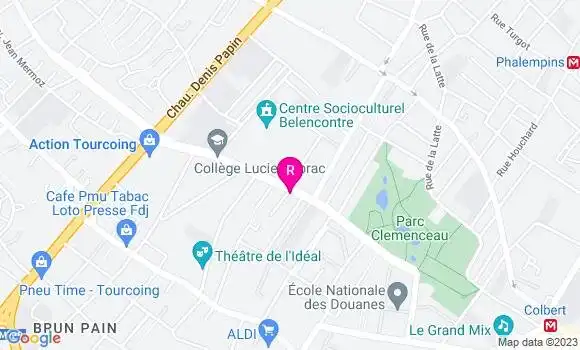 Localisation Restaurant  La Patatine