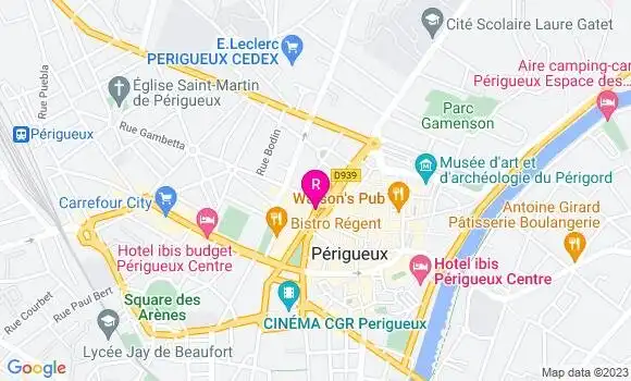 Localisation Restaurant  Miss Deliss