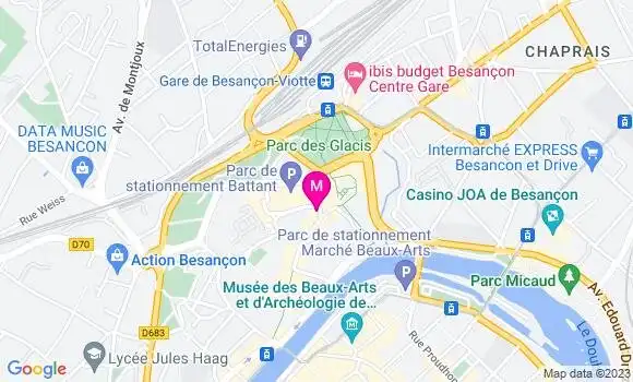Localisation Pizzeria Neuf 111 Battant