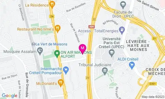 Localisation Restaurant Portugais La Résidence