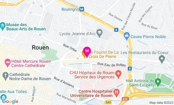Localisation Restaurant  La Conjuration des Fourneaux
