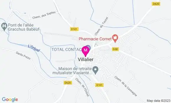 Localisation Pizzeria Le 18 19