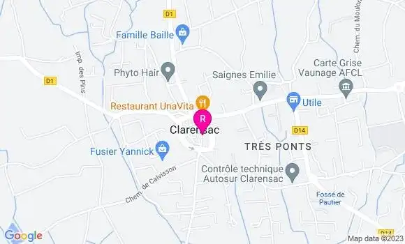 Localisation La Pizzeria du Four