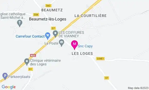 Localisation Restaurant  Café de la Gare