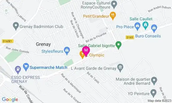 Localisation Restaurant  Friterie Chantal
