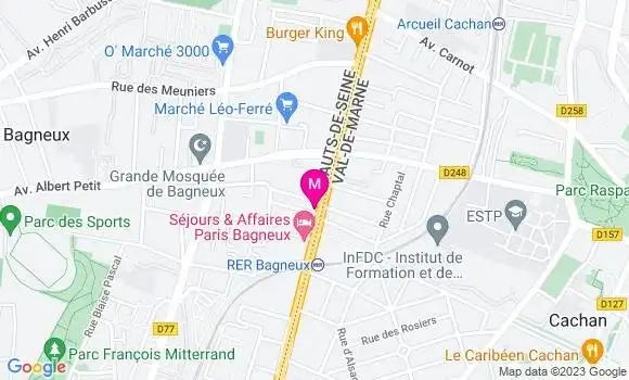 Localisation Restaurant  Le Magistral