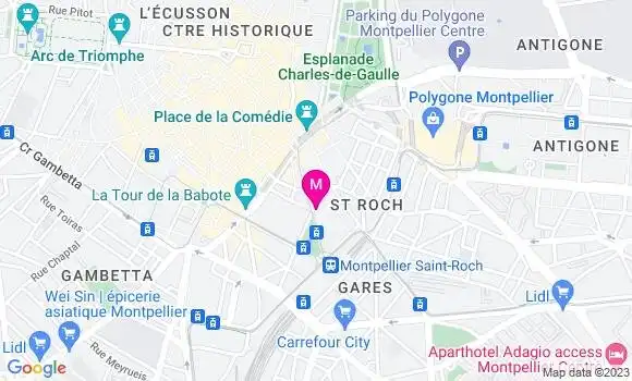 Localisation Restaurant  Le César